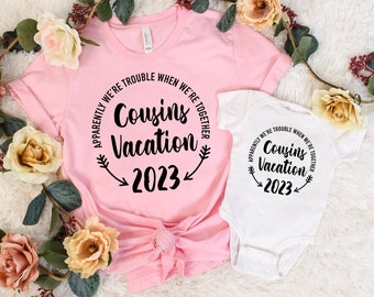 Cousin Crew Shirts For Kids Baby Adults Matching Family Cousin Shirts, t-shirts for Cousins Cousins Weekend Cousins Vacation t Shirt cute