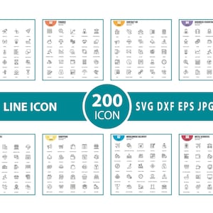 Line icon vector design svg for startup, finance, contact, business, e-commerce, shopping, delivery, hotel icon Svg | Eps | Dxf | Png | Jpg