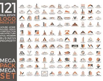 House svg bundle, property logo, building clipart, company dxf, real estate svg, home svg, home png, eps, house cutting file