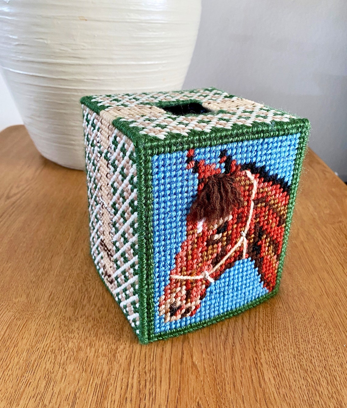Horse Tissue Box Cover/ Horse Tissue Holder / Horse Gift / Etsy