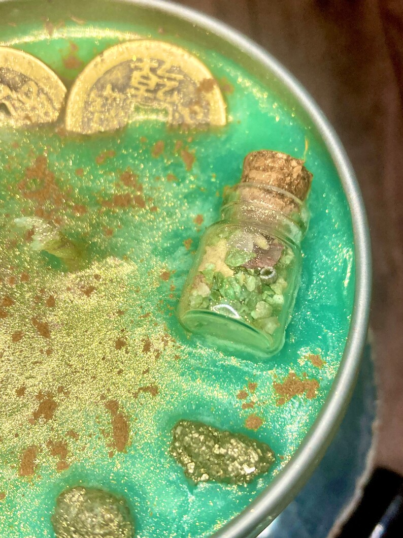 Money Spell Candle Money Candle Abundance Candle Wiccan Etsy UK