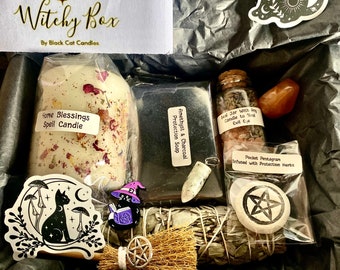 Witchcraft box, witch gift box, witchy mystery box, witchcraft supplies bundle, spiritual gifts, witches suprise box, mystery witch box