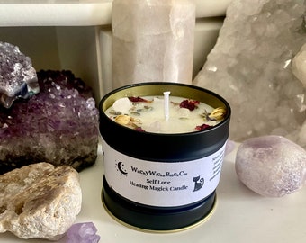 Witches self love, witchy self love candle, witches self love spell, self care spell candle