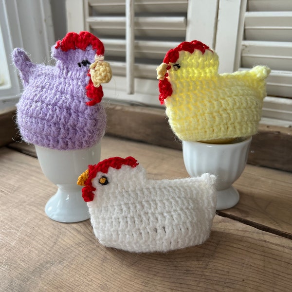 Set of Three Vintage Hen Egg Covers