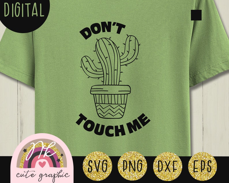 Download Silhouette Cut File Cricut Don T Touch Me Cactus Svg Cactus Monogram Svg Summer Svg Cactus Clip Art Cactus Print Svg Digital Art Collectibles Hedoarchitects Pl