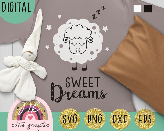Download Sweet Dreams Svg Sheep Svg Lamb Svg Lamb Clipart Baby Svg Boho Etsy