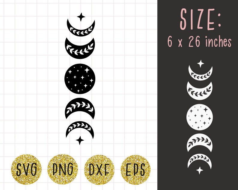 Download Celestial svg file Moon phases svg Moon svg files Boho svg ...