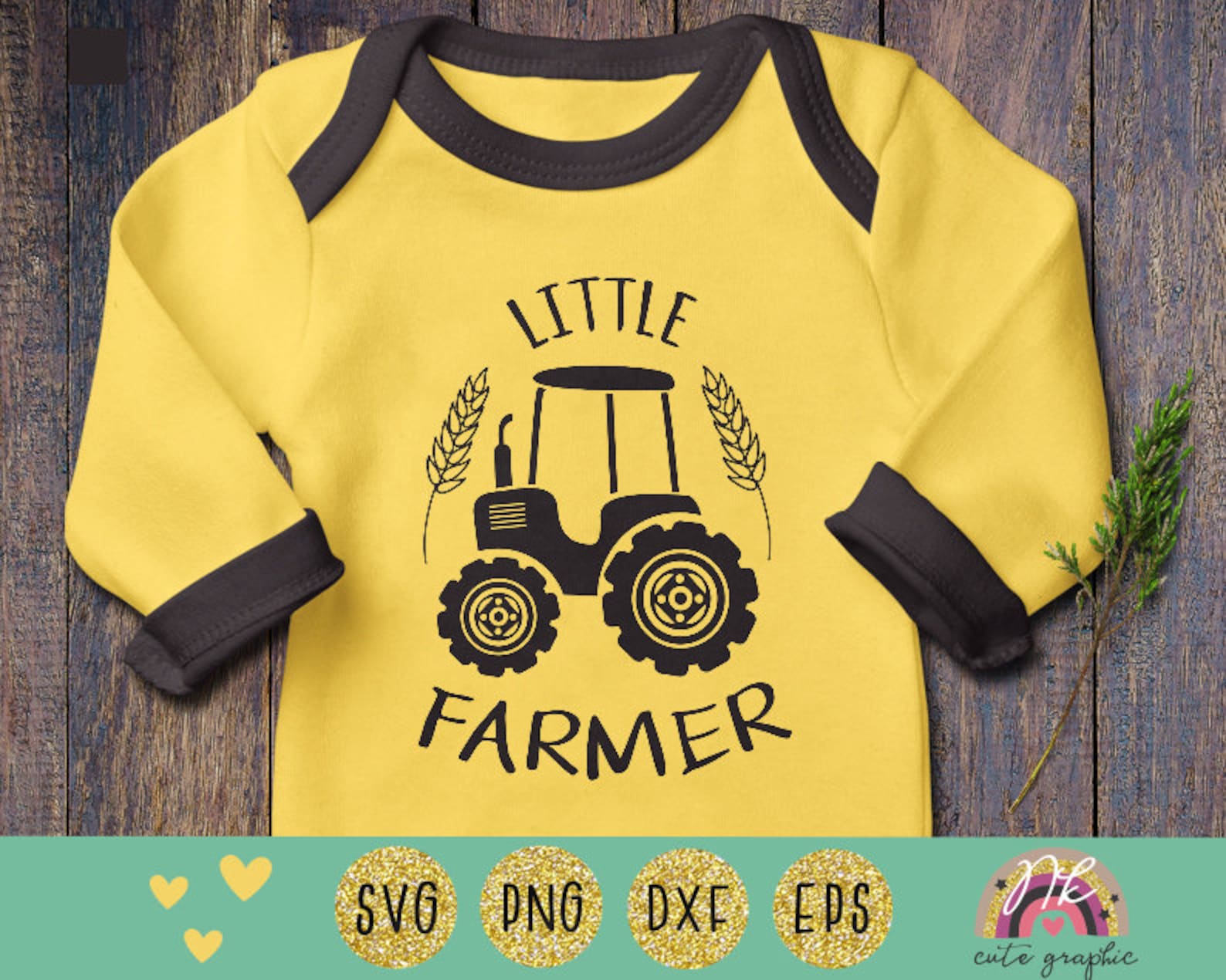 Future little farmer svg Farm tractor svg Transportation cut Etsy