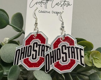 Ohio State Dangle Earrings