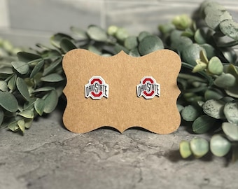 Ohio State Buckeyes Stud Earrings | Game Day Fan Jewelry