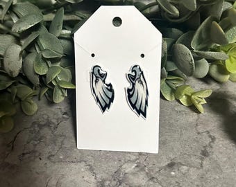 Philadelphia Eagles Football Earrings | NFL Fan Jewelry | Sports Team Earrings | Game Day Accessories