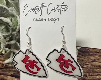 Kansas City Chiefs Earrings Hypoallergenic
