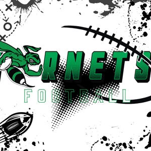 Football Yard Sign Template