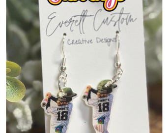 Custom Photo Dangle Earrings | Personalized