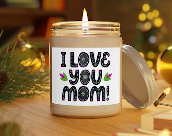 Velas aromáticas Mama Mothers Day Mom Mother Mommy, 9 oz