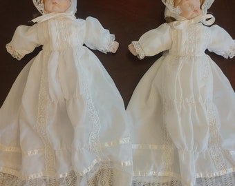twin porcelain dolls