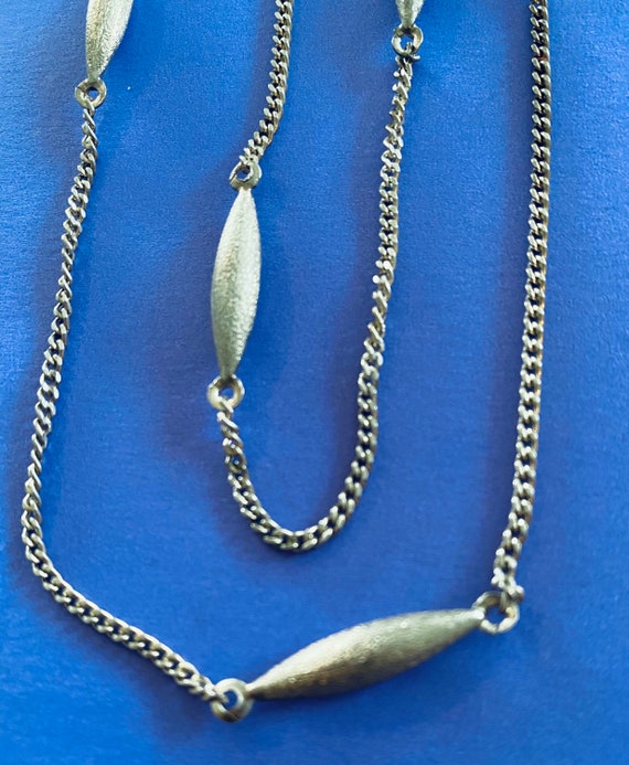 Vintage Sterling Silver long chain