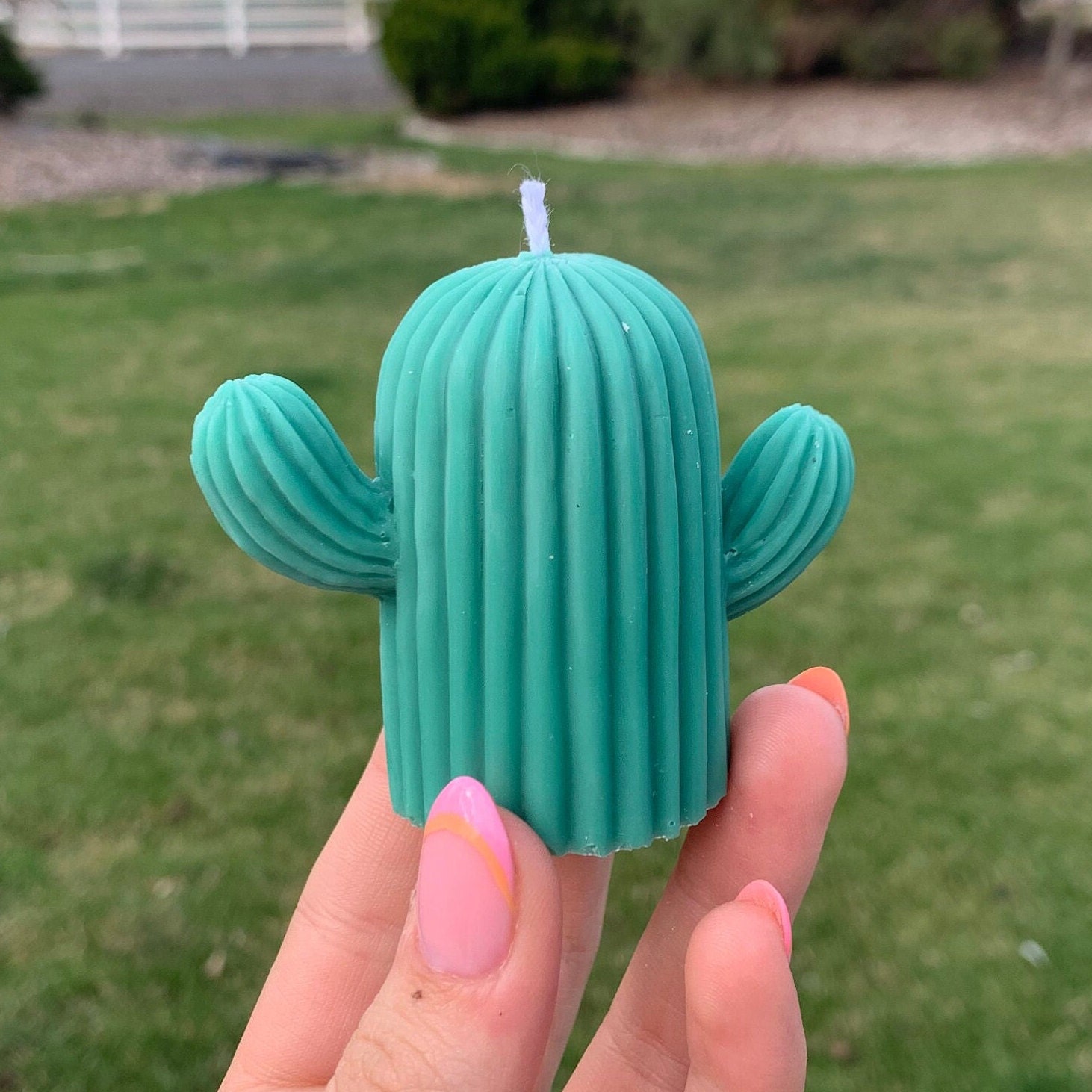 Shaped Cactus Candle 