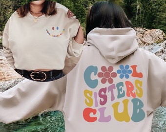 Cool Sisters Club Sweatshirt, Sister Sweatshirt, Christmas Gift, Sister Birthday Gift, Sister Gifts, Sister Sweatshirt, Christmas Sweatshirt