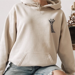 Giraffe Hoodie, Giraffe Reader, Nerd Hoodie, Zoo Hoodie, Sarcastic Sweat, Funny Quotes Hoodie, Funny Giraffe Sweat,Giraffe Sweatshirt,