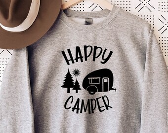 Sweater Camper Wohnwagen Holiday Campen Dauercamper Pullover Herren S-5XL
