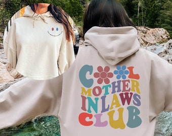 Coole Schwiegermutter Club Sweatshirt, Schwiegermutter Geschenk, Geschenke für Schwiegermutter, Geschenk für Sie, Geschenk für Schwiegermutter, Grafikdesign, Geschenk