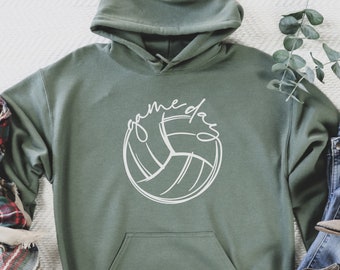 Game Day Hoodie, Sweatshirt, Volleyball Sweatshirt, Volleyball Day