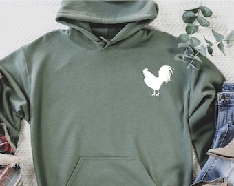 BB&YYY Chicken Whisperer Womens Pullover Hoodie Sweatshirt Back Print Hoodies BB&YYY Chicken Whisperer Womens Pullover Hoodie Sweatshirt Back Print Hoodies