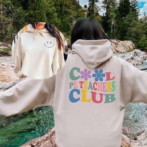 Sudadera genial del Club de Profesores de Educación Física, Sudadera con capucha genial para profesores de educación física, Sudadera para profesores, Regalos para profesores de educación física, Sudadera con capucha para profesores de educación física, Regalo para profesores de educación física