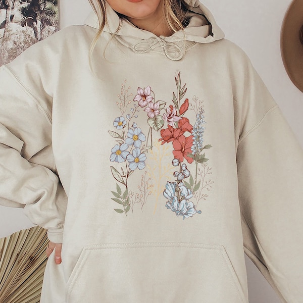 Vint. Flower Hoodie main image 1