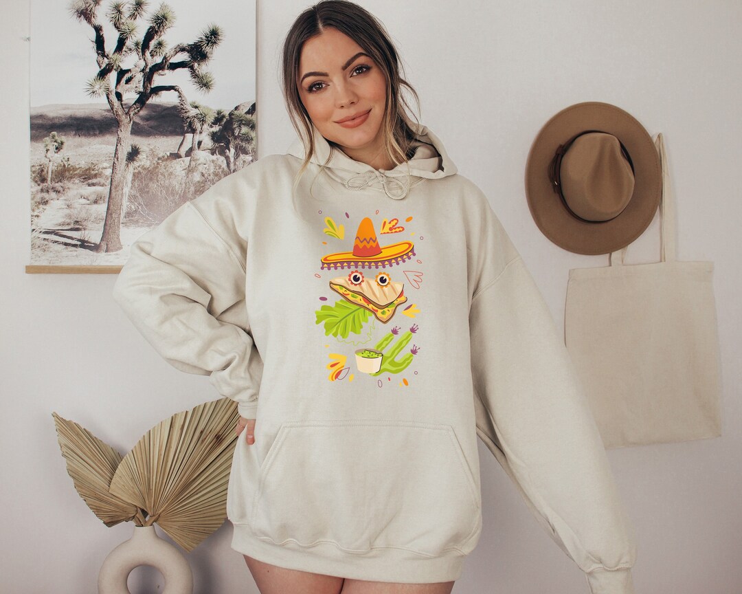 Chest Quesadilla Hoodie, Mexican Food, Cinco De Mayo Gift, Cinco De