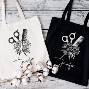 Bolsa de mano personalizada, bolsa de mano personalizada para peluquero, bolsa de mano para peluquero, regalo de barbero, linda bolsa de mano para mujer, bolsa de mano personalizada
