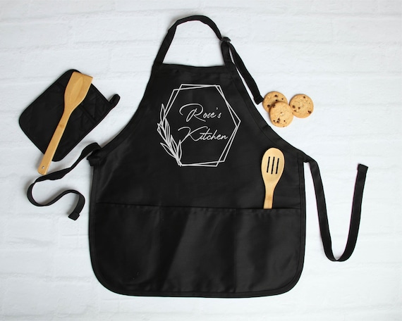 Personalized Apron, Custom Kitchen, Mom Apron, Baking Apron, Baking Gift, Chef Gift, Name Apron, Custom Name Apron, Personalize Apron