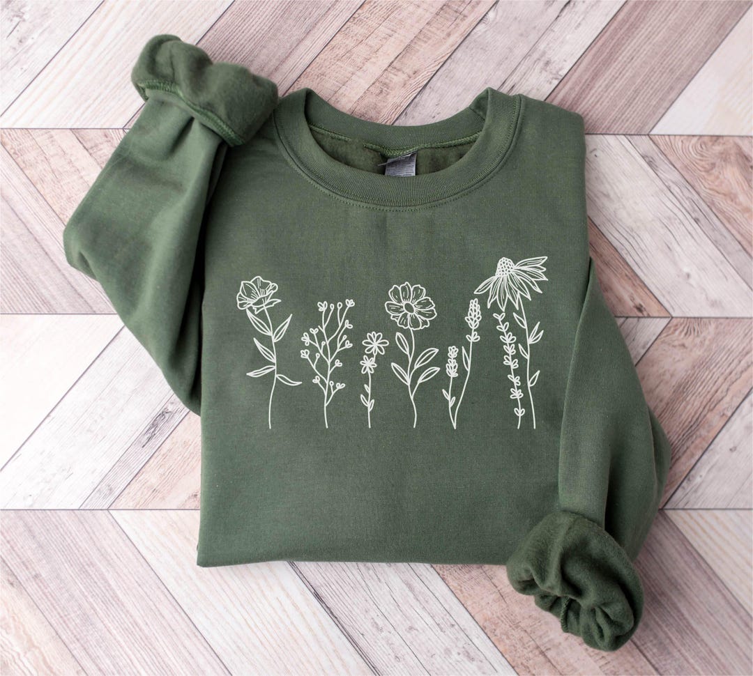 Wildflowers Sweatshirt, Floral Sweatshirt for Women, Flower Lover Sweatshirt, Flowers Hoodie, Flower Crewneck Sweatshirt, Women Gift - Etsy Wildflowers Sweatshirt, Floral Sweatshirt for Women, Flower Lover Sweatshirt, Flowers Hoodie, Flower Crewneck Sweatshirt, Women Gift - Etsy