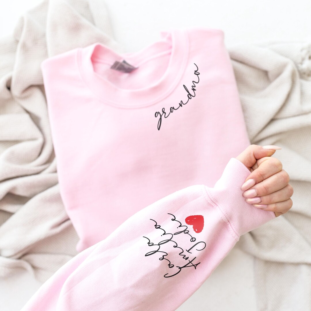 Custom Personalized Nana Sweater - Christmas Gift Idea For Grandma/ Mom - Up to 10 Kids main image 1