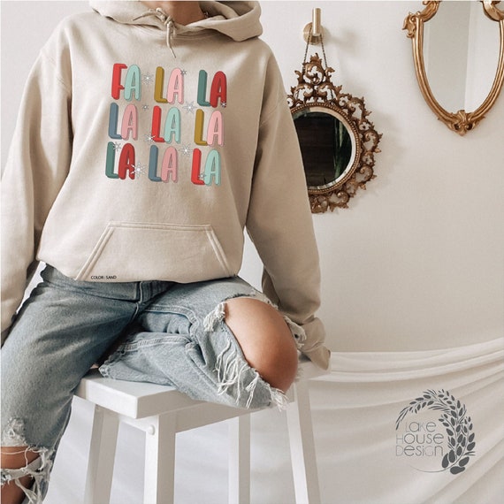 Fa La La La La Christmas Sweatshirt Christmas Sweater Fa La - Etsy