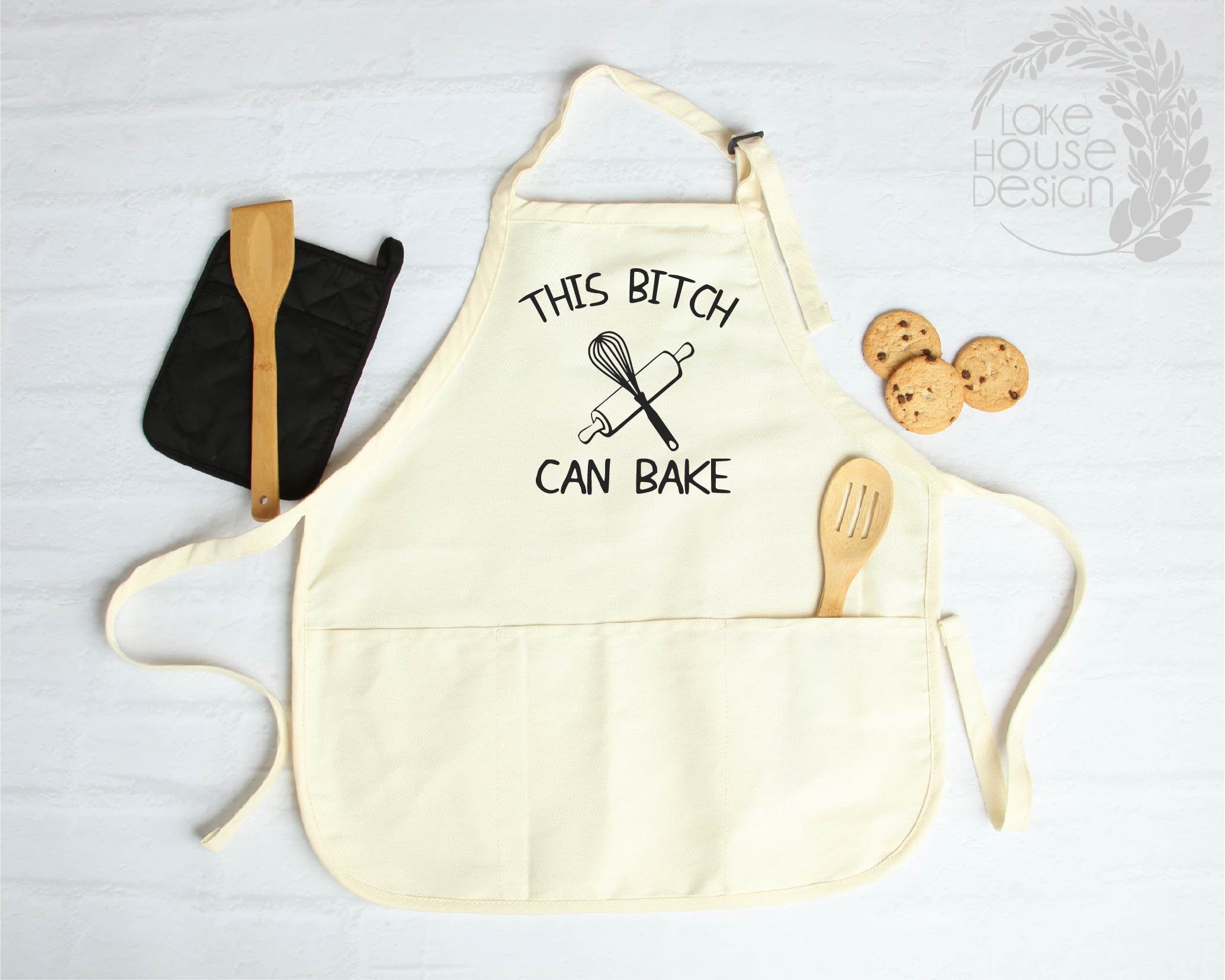 Milf and Cookies Funny Mom Hot Sexy Mama Christmas Gift Kitchen Aprons sold  by Cam Josepha, SKU 39777517