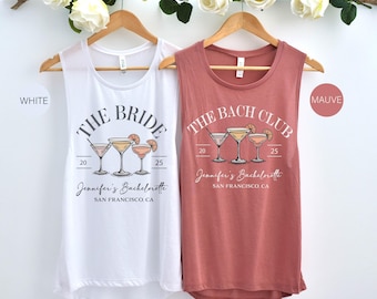 Personalized The Bach Club Bachelorette Tank Top Shirt with Custom Location and Name,