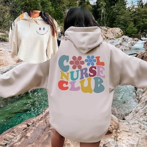 Cool Nurse Club Sweatshirt, Nurse Sweatshirt, Nurse Graduate Gift, Nurse Appreciation, Gift For Nurse, New Nurse, Graduation, Nurse Hoodie