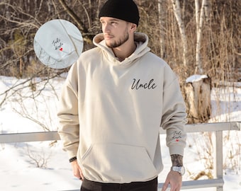 Custom Uncles Sweatshirt, Personalized Sweatshirt, Personalized Gift, Gifts for Uncles, Uncles Gifts, Custom Hoodie, Custom Gift, Pocket
