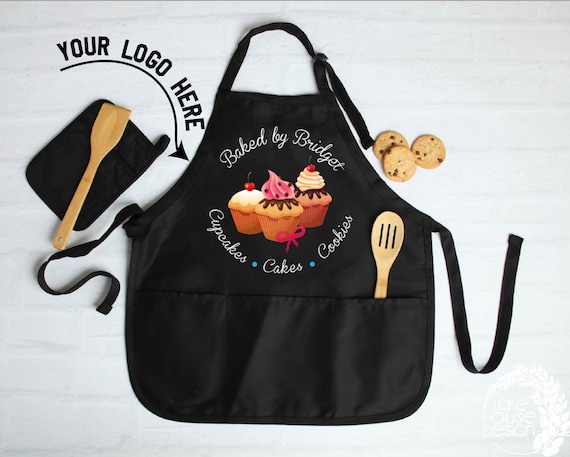 Custom Logo Apron,Personalized Apron with pockets, Custom Apron,Mens Aprons, Womens Apron, Custom Text Apron, Logo Apron, Personalized Apron