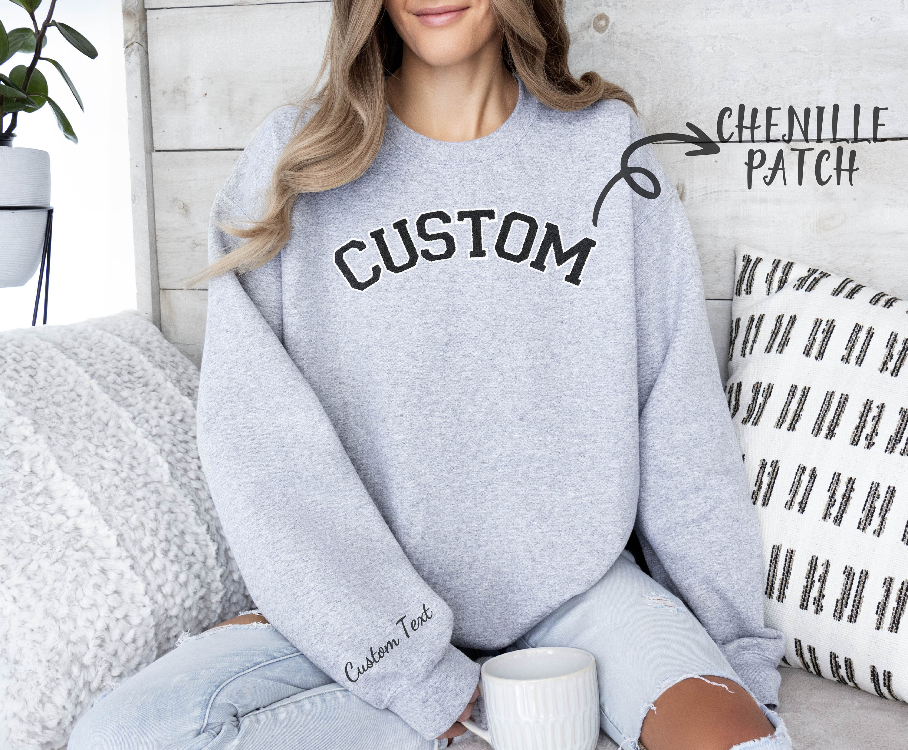 Chenille sweatshirt 2025