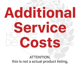 Additional cost for Back side or sleeve printing, additional special design, Does not include clothing.