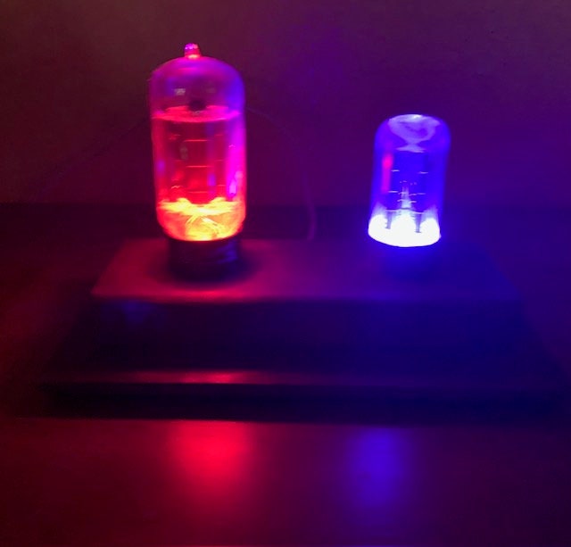 LED Vacuum Tube Night Light Etsy