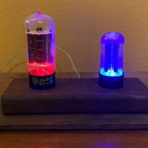 Vacuum tube night on sale light