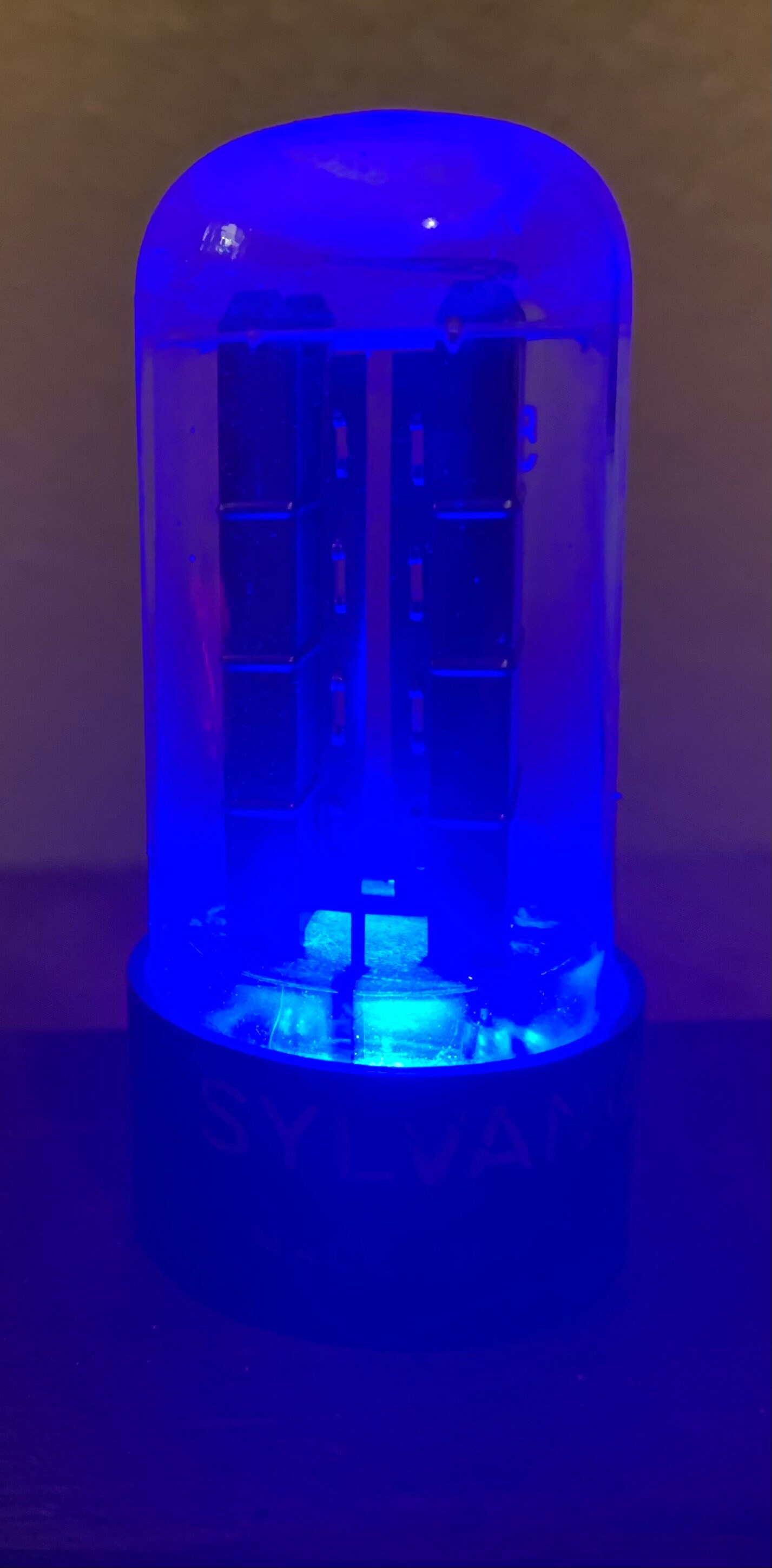 LED Vacuum Tube Night Light Etsy