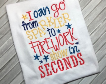 Girl's Shirt, Patriotic Shirt, 4th of July Shirt, Toddler Shirt