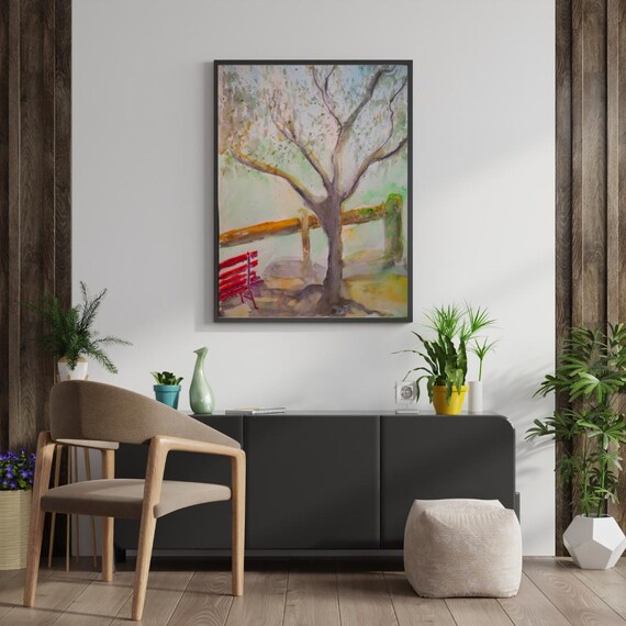 Italienischer Olivenbaum, Olivenbaum, Toskana-Landschaft bei Sommocolonia,  vom originalen Wandkunstwerk - Etsy.de