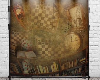 Vintage Wonderland Photo Backdrops Booth Newborn Baby Photography Studio Backgrounds for Children Birthday Party  Props
