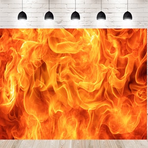 Fire Frame Hot Fire Newborn Baby Photo Backdrops Booth Wedding Photography Studio Seamless Backgrounds for Vinyl Props